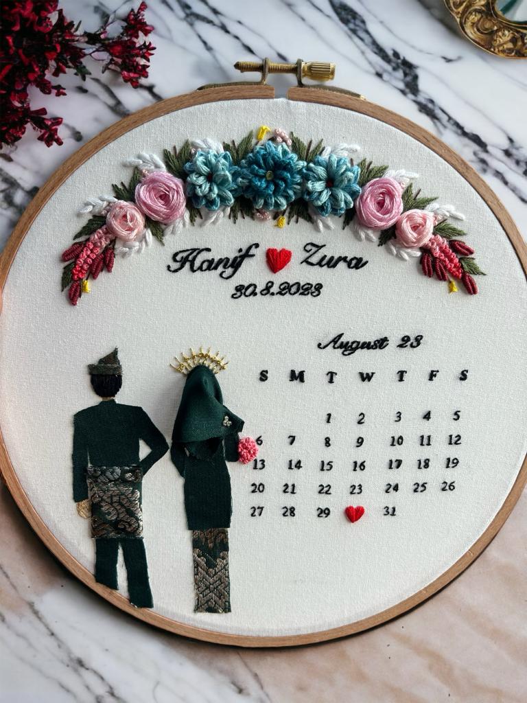 Malay Wedding Embroidery
